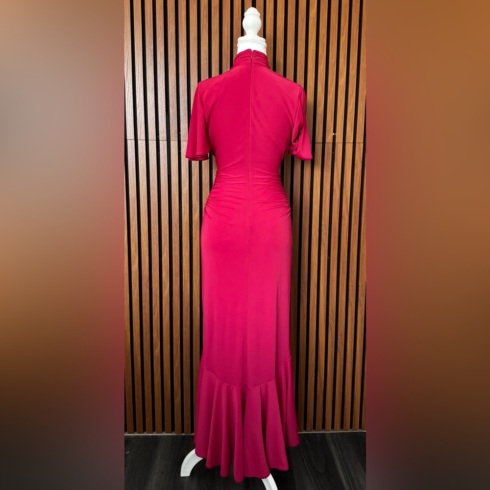 Cinq à Sept Fuchsia Midi Dress - Picture 11 of 13